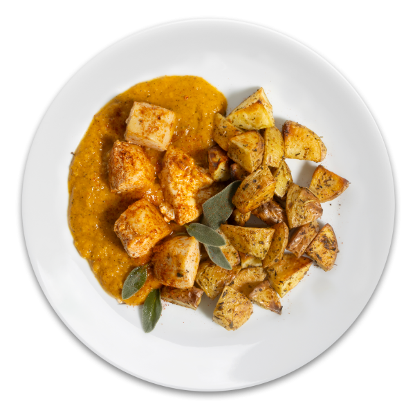 Smoked Chicken, Butternut Squash Sauce & Tuscan Potatoes Fashion