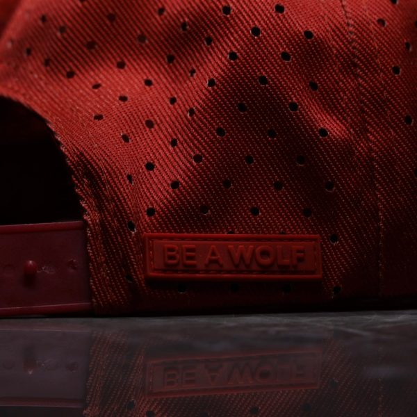 Flat Bill Snapback Hat Savage Red Supply - Image 4