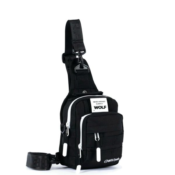 4L Mini Tactical Sling Bag Alpha Black White Accent Discount - Image 3