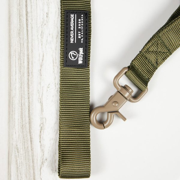 Tactical Nylon Leash Green Online Hot Sale - Image 2