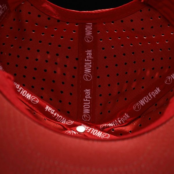 Flat Bill Snapback Hat Savage Red Supply - Image 5