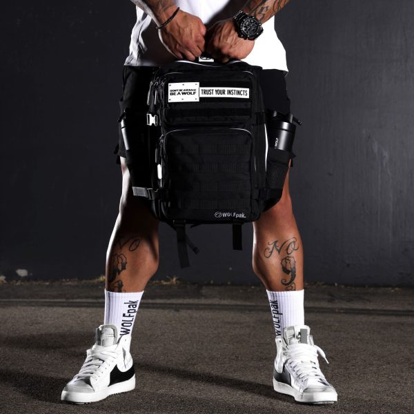 35L Backpack Alpha Black White Accents For Sale - Image 5