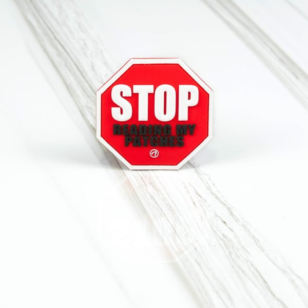 Stop Reading My Patches School Patch For Discount