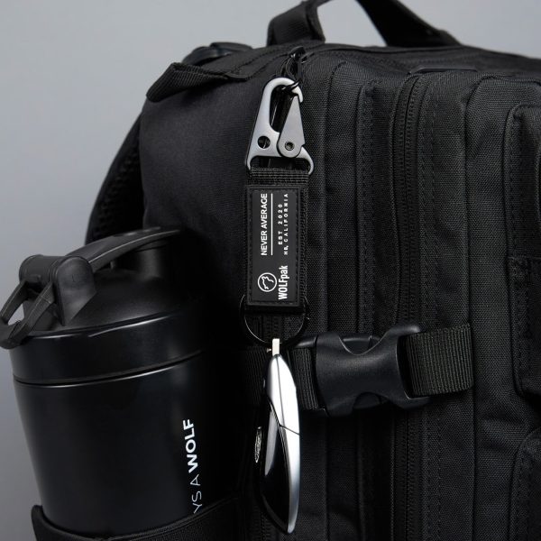 Multi-Functional Nylon Key Chain Alpha Black Online now - Image 5