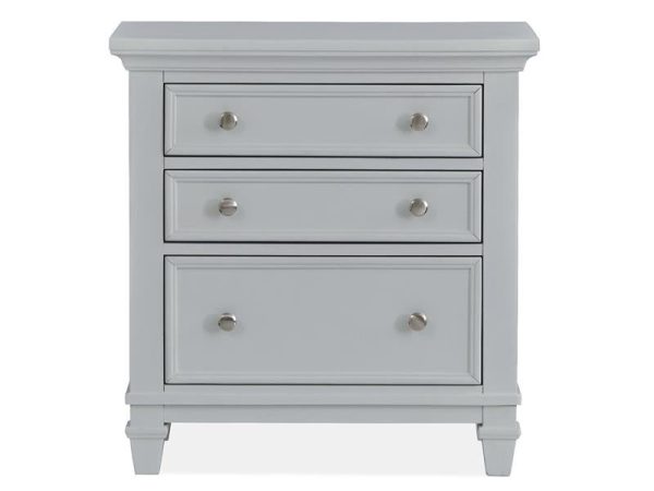 Charleston Drawer Nightstand - Grey For Cheap