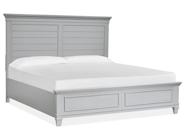 Charleston Complete Queen Panel Bed - Grey Online now - Image 3