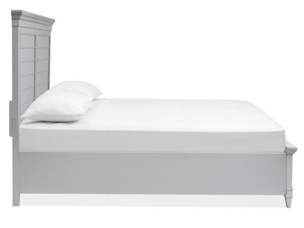 Charleston Complete Queen Panel Bed - Grey Online now - Image 2